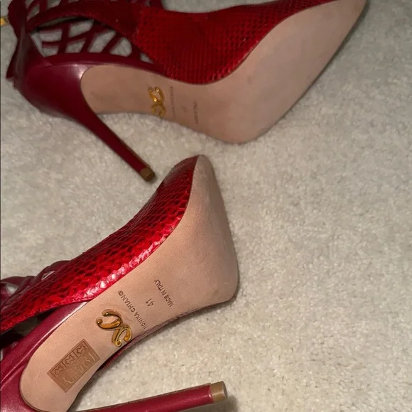 ❗️Price is firm❗️Monika Chiang Red Heels - Picture 10 of 13